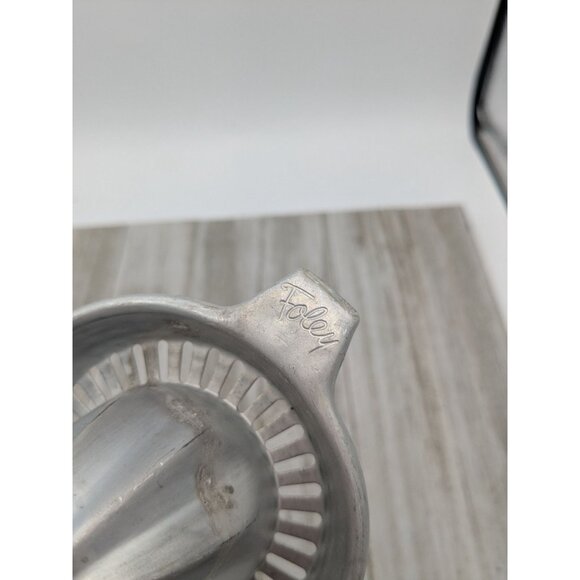 Vintage Foley #1 Hand Held Juicer Reamer Metal aluminum 8 1/4" - Picture 3 of 7